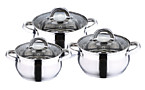 Набор кастрюль WB-1408 AVENTO Wellberg